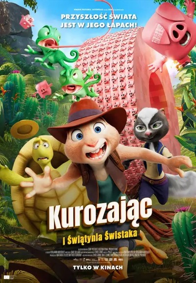 Event poster:  Kurozając i Świątynia Świstaka (dubbing) 