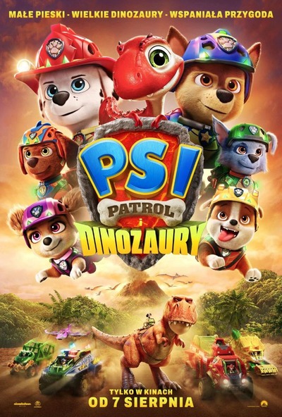 Plakat wydarzenia:  Psi Patrol i dinozaury (dubbing) 