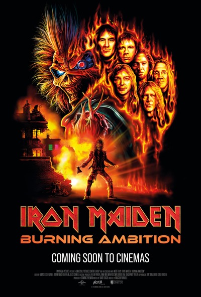 Event poster:  Iron Maiden: Burning Ambition (napisy) 