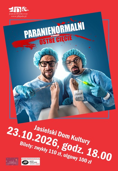 Event poster:  KABARET PARANIENORMALNI 